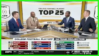 2025 College Football Playoff Rankings Show - 11/4/25