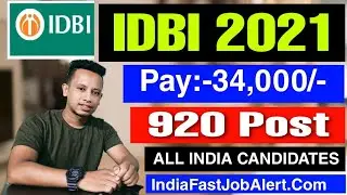 IDBI Bank Recruitment 2021-Apply Online for 920 Executive Vacancy