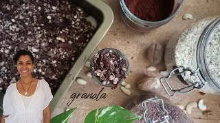 Granola selber machen | Schoko Knuspermüsli Rezept | einfach & gesund