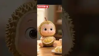 💛 ASMR Baby Being Fed Durian Fruit &mdash; Soft, Cute & Makes You Smile 💛