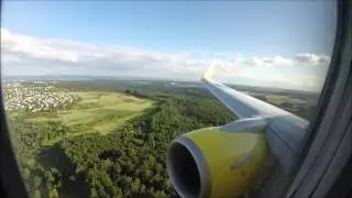 Nice Approach! TUIfly 737-800 Landing Stuttgart (GoPro)