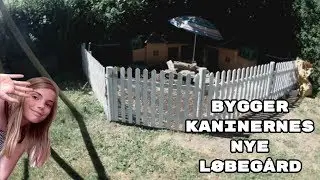 Bygger ny l&oslash;beg&aring;rd til mine kaniner!