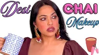 Latte Makeup? NO. DESI CHAI MAKEUP. Brownish tones for golden olive skin.