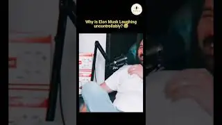 Why is Elon Musk Laughing uncontrollably?😂Follow us for more: @PodBuzz_
