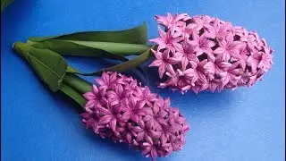 Quilling Hyacinth Flower Tutorial | DIY Paper Hyacinth Flower Home Decor