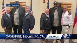 'The Blind Side' actor visits Glynn County Sheriff's Office