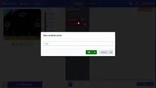 micro:bit makecode - create a new variable