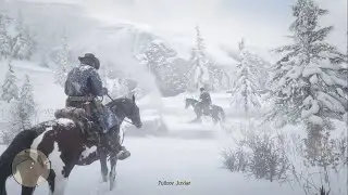 Mission - Find John In Snow Mountains : Red Dead Redemption 2 (2018) Gameplay [4K HDR 60FPS]