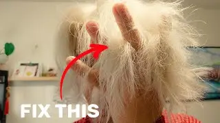 How I fixed my Bleached Damaged Hair | Olaplex Hair Treatment