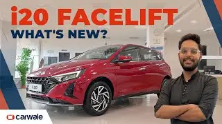 New i20 Facelift 2023 - Price, Exterior, Interior, Features Explained | CarWale