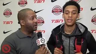 Drew Ebanks Interviews fast-rising 2019 G Taryn Todd of Uplay Canada & Findlay Prep at Biosteel