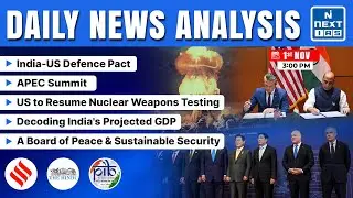 Daily News Analysis - 1 Nov 2025 | The Hindu, Indian Express & PIB | Daily Current Affairs | UPSC