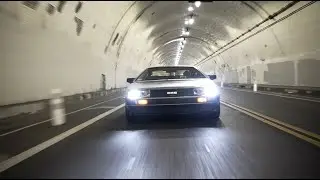 A DeLorean in DTLA