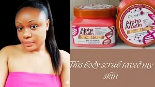 Best Brightening Body Scrub for fair & glowing skin | Alpha Arbutin Sugar Scrub Honest Review 