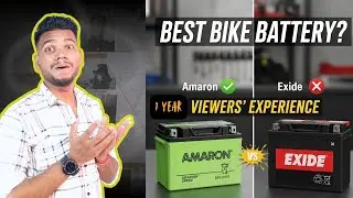 Best Battery for Bike- Amaron Vs Exide || 1 Year Viewers Experience || Honest Review Video