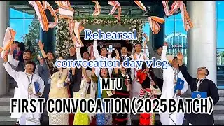29th JAN FIRST CONCOCATION 🧑‍🎓 | MANIPUR TECHNICAL UNIVERSITY || MEMORIES VLOG 🫂🎊✨