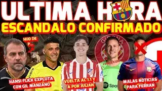 💣 ¡ESCANDALO CONFIRMADO!  💰EL BARÇA CERCA DEL 1.1 QUIERE A JULIAN ALVAREZ 🚑FERRAN ROTO