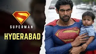 Superman Rescues Hyderabad from Musi River Floods | AI Video #Superman #AiVideoTelugu