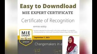 Easy to download MIE Expert Certificate
