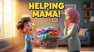 Helping Mama ❤️ A Good Deed Loved by Allah | Islamic Kids Cartoon