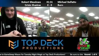 Modern w/ Commentary 11/20/18: Robert Meadows (Grixis Shadow) vs. Michael Belfatto (Burn)