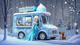 Elsa&rsquo;s Frosty Ice Cream Truck 3 | Winter Fun Kids Song ❄️🍦