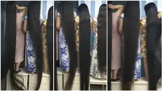 Sisters with #superlonghair 😱🔥 #hairgoals #beautifulhair #rapunzelhair #longhair
