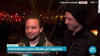 Strandingarna - Intervju p&aring; NRK Dagsrevyen + Rakfiskfestivalen 2021