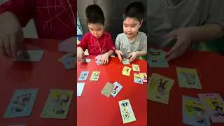 Aiden & Kingsley unbox and playing Family&rsquo;s Card 👬