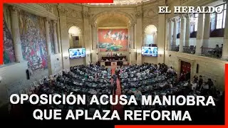Congresistas rompen quorum cuando se votaba ponencia de archivo de la tributaria
