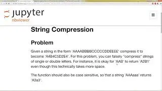 061 String Compression   Interview Problem