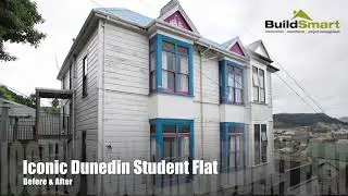 Iconic Dunedin student flat exterior renovation - Buildsmart