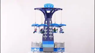 Christmas Carnival Paradrop Ride Display
