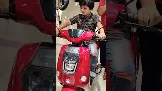 6 year boy drive scooty#electricscooter #shorts #subscribe