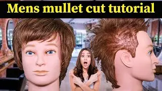 Men's mullet tutorial