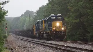 Trains | Rail Train With A SD40 Leader; W011, SD40, SD50.