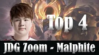 JDG Zoom (Malphite) Top Plays - TES vs JDG, LPL 2020 Summer Playoffs Final Highlights