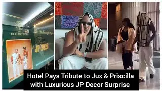 Priscilla and Jux Honored with Elegant JP Decor Surprise by Hotel