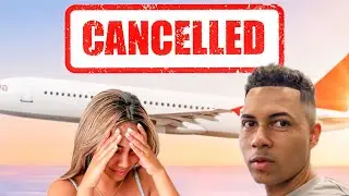 VLOG: BIRTHDAY Trip✈️  Our Flight Got CANCELLED‼️