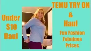 Under $10 Temu Try On & Haul