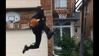 When A NINJA Does The #DriveByDunkChallenge