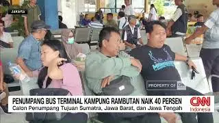 Penumpang Bus Terminal Kampung Rambutan Naik 40 Persen