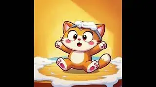 Funny cat skin care story 😹| Kids cartoon short&rdquo;