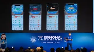 The One Mekong App preview at Mekong River Commission 14th Regional Stakeholder Forum.