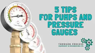 5 Tips For Pumps and Pressure Gauges