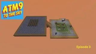 Minecraft ATM 9 To the sky Live Episode 3