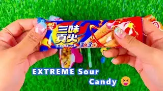 ASMR Extreme Sour Candy Tasting | Satisfying & Intense