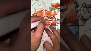 [ASMR Shorts｜No BGM] I Use Copic This Way to Create Pokemon Arts! | 一个不会让你后悔的4分钟宝可梦插画短片！
