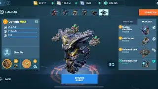 Ophion Scorcher Quantum Radar and Shieldbreaker | War Robots Gameplay