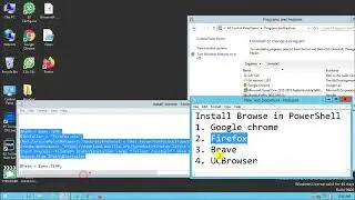 Install Browser With Powershell Google Chrome, Firefox